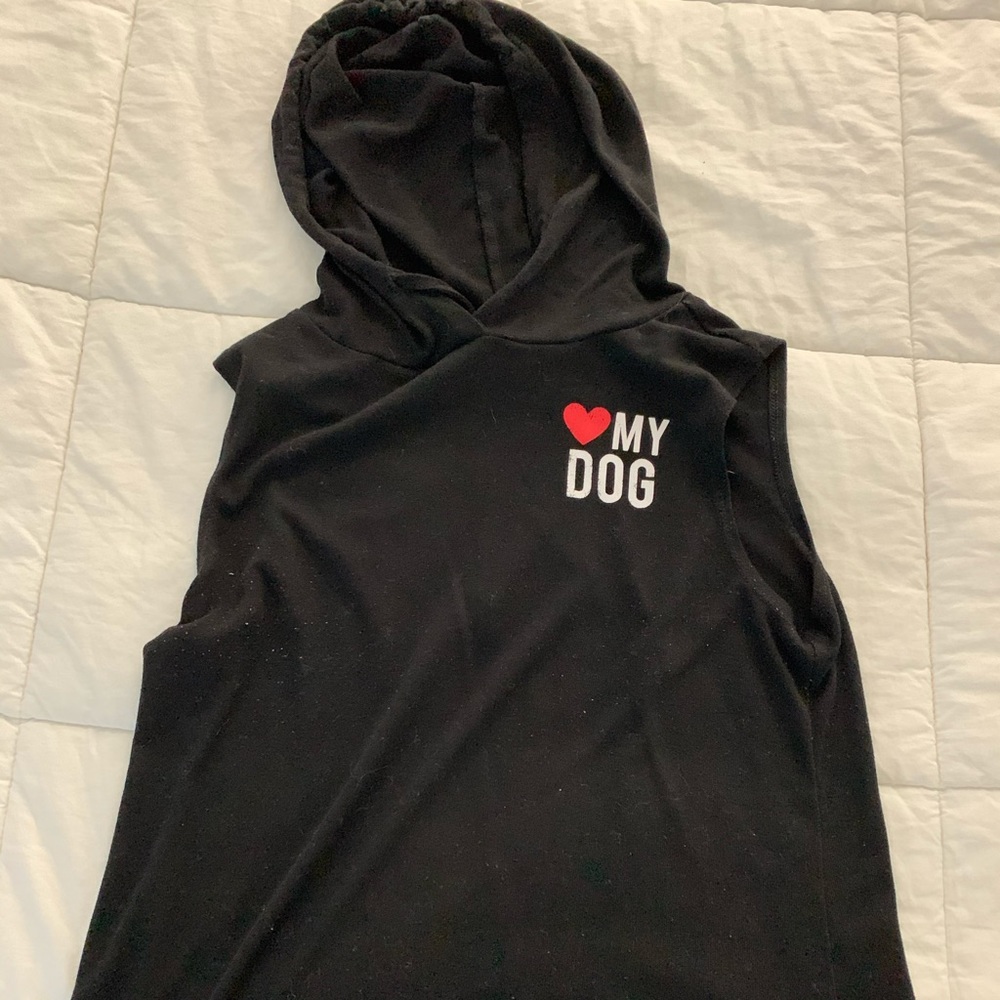 Love my dog cut off tee